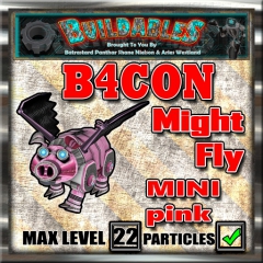 Display-crate-B4CON-Might-Fly-Mini-pink