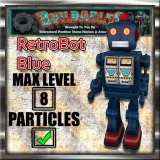 Display-crate-RetroBot-Blue